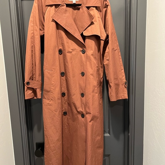 Caramel, double breasted trench coat by A New Day - Picture 2 of 11